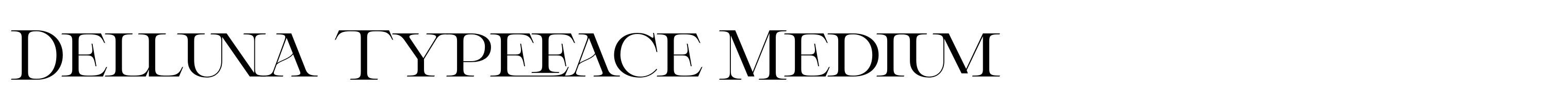 Delluna Typeface Medium